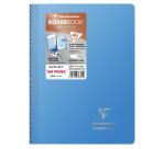 Cahier reliure intégrale enveloppante Koverbook Silver A4 160 pages ligné couverture polypropylène opaque - Assortis