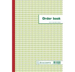 Orderbook ligné 29,7x21cm 50 feuillets triple autocopiant