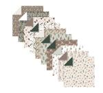 Clairefontaine Origami Paper - 15x15cm - 60 Sheets - Cosy Christmas (Multicolour) - Multicolour