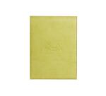 Rhodiarama clipboard with pencil holder + lined pad No.12 - Anise