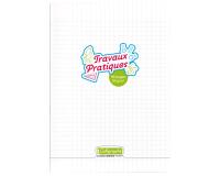 Cahier Travaux Pratiques piqué 8000 POLYPRO A4 96 pages grands careaux + uni 90 g - Incolore