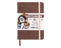 DFY Sketchbook A6 80F 140g - Brun