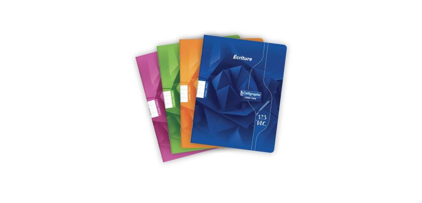 7000, Schrift geniet 17x22 16 blad DL3mmIV 70g. - Geassorteerde kleuren