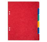 Divider Pressbd Lwght 22x17cm 6P - Assorted colours