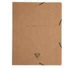 Clairefontaine Flying Spirit Elasticated Folder Kraft - 24 x 32 cm - Light brown|