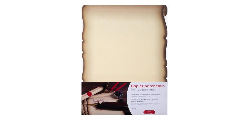Herbin Printed Parchment (5 Sheet Pack) - Marfil