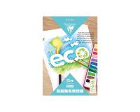 PAPIER BLANC RECYCLÉ, Bloc de 25 feuilles 210g/m2 au format A4 (21x29,7cm) - Blanc