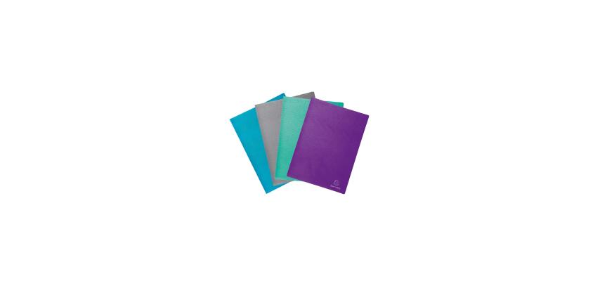 Protège-documents couverture carte semi rigide Teksto 40 vues - A4 - Couleurs assorties