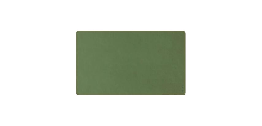 Rhodiarama sous-main souple L (90x43 cm) simili cuir italien - étui kraft - Sauge