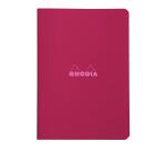Rhodia Couleur Notebook - A5 - 5 x 5 Ruling - Side Stapled - Plum