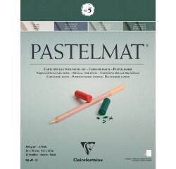 Pastelmat bloc collé 12F 24x30cm 360g