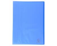 Protège-documents en polypropylène semi rigide Chromaline 80 vues - A4 - Bleu