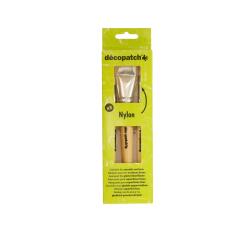 Pak van 3 nylon penselen. - Groen
