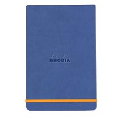 Rhodia Hardcover Webnotepad - 9 x 14 cm ? Lined - Sapphire