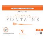 Fontaine bloc collé 4 côtés 20F 31x41cm 300g grain satiné