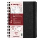 Clairefontaine Nomaddict My Notes Notebook - A5+ - Lined - 90gsm - Black