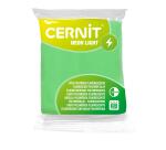 CERNIT - A Bar of Neon Light Polymer Clay - Baking Modelling Clay - Green Colour - 56 g block - CE0930056600C - Green