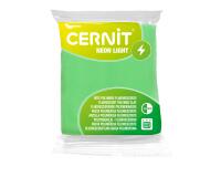 CERNIT - A Bar of Neon Light Polymer Clay - Baking Modelling Clay - Green Colour - 56 g block - CE0930056600C - Green