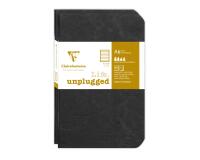 Set de 2 carnets piqués Age Bag 9x14 96 pages ligné - Noir