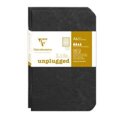 Set de 2 carnets piqués Age Bag 9x14 96 pages ligné - Noir