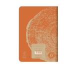 Carnet piqué FOREVER PREMIUM 100% recyclé A5 96 pages ligné papier recyclé blanc 90 g - Orange rouille
