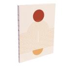 Terracotta, Carnet brochure souple A6 10,5x14,8 cm, 144 pages, ligné, dos brut, ass.