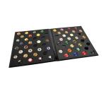 Album de collection pour 64 capsules de Champagne - 29x32,5 cm - Noir