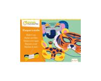 Boîte créative, Masques à coudre, Animaux de la savane - Multicolore