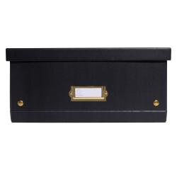 Boîte de rangement à plat carton 33x50x16cm Néo Déco