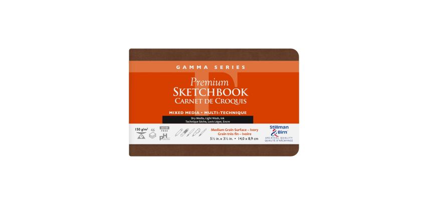 Gamma Series carnet souple 46F 14x8,9cm 150g - Ivoire