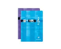 Cahier Musique piqué A4 48 pages Couleur aléatoire - Assortis