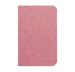 Cahier piqué Age Bag 9x14 cm 96 pages uni - Rose antique