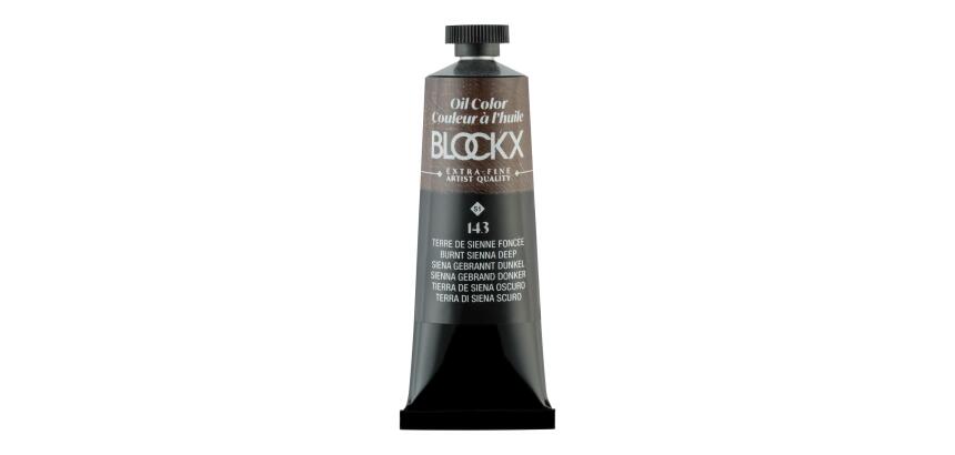 Peinture à l'huile extra-fine tube 35ml - Terre de Sienne foncée
