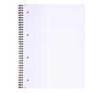 Carnet reliure intégrale Age Bag A4+ 160 pages détachables perforé 4 trous petits carreaux - Tabac