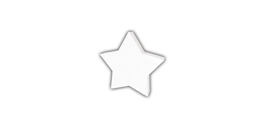 Etoile pleine 20,5cm - Blanc
