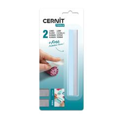 Cernit 2 harde messen - Staalblauw
