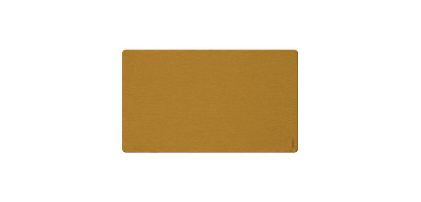 Rhodiarama sous-main souple L (90x43 cm) simili cuir italien - étui kraft - Or