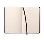 Webnotebook A5 192 pages uni papier ivoire 90g fermeture élastique - Noir