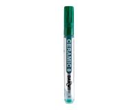 DARWI Kalte Keramikfarbe, Marker 2mm Spitze, Inhalt 6ml, Dunkelgrün - Tannengrün
