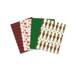 Décopatch Assortment 4 Foil Papers - The Nut Cracker