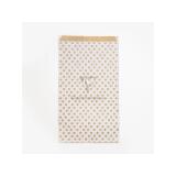 Sach.x50 poch. Kraft, GF pois fond blanc - Blanc