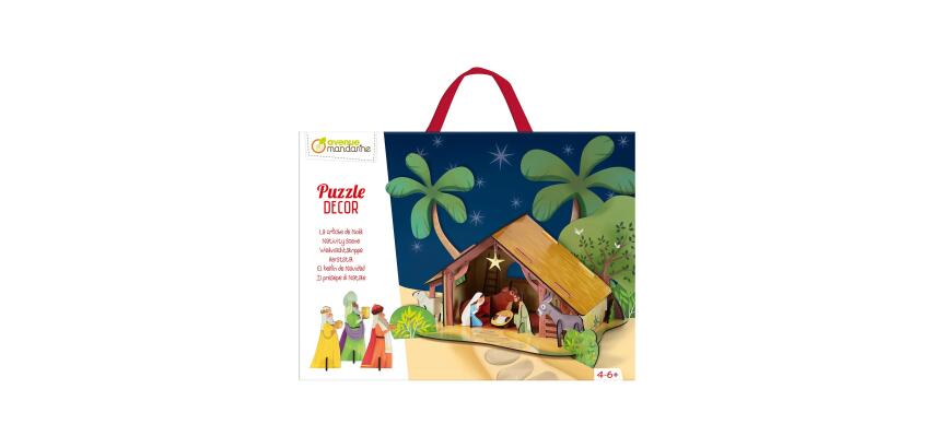 Puzzle Decor, Weihnachtskrippe - Mehrfarbig