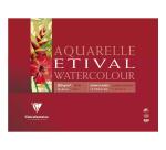 Clairefontaine Etival Watercolour Block - 18 x 24cm - 10 Sheets - 200gsm - Classic Grain