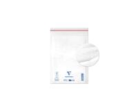 Paquet de 10 Pochettes Blanches Matelassées de Film à Bulles 150x210 mm - Auto-adhésives - Blanc