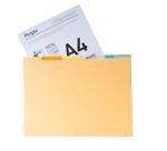 Pk 10x6 Tabbed Folders Super Drawer Ast - Assorted colours