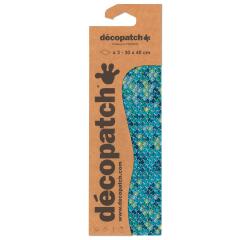 Pochette 3 Feuilles Identiques Ref 729 - Bleu