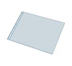 Packung mit 10 Prospekthüllen gelocht aus glattem PVC 120µ, für Format DIN A3 quer - Kristall