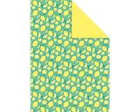 DECORATIV', Paquet de 25 feuilles 160g/m2 au format 21x29,7cm - Fraîcheur citron 2 - Multicolore