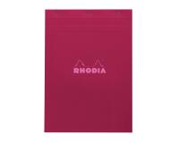 Bloc agrafé Rhodia Couleurs Prune N°18 A4 21x29,7 cm - Prune