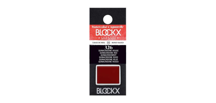 Aquarellfarbe, Quinacridonrot - 1/2 Näpfchen 1,5ml - Quinacridon Rot